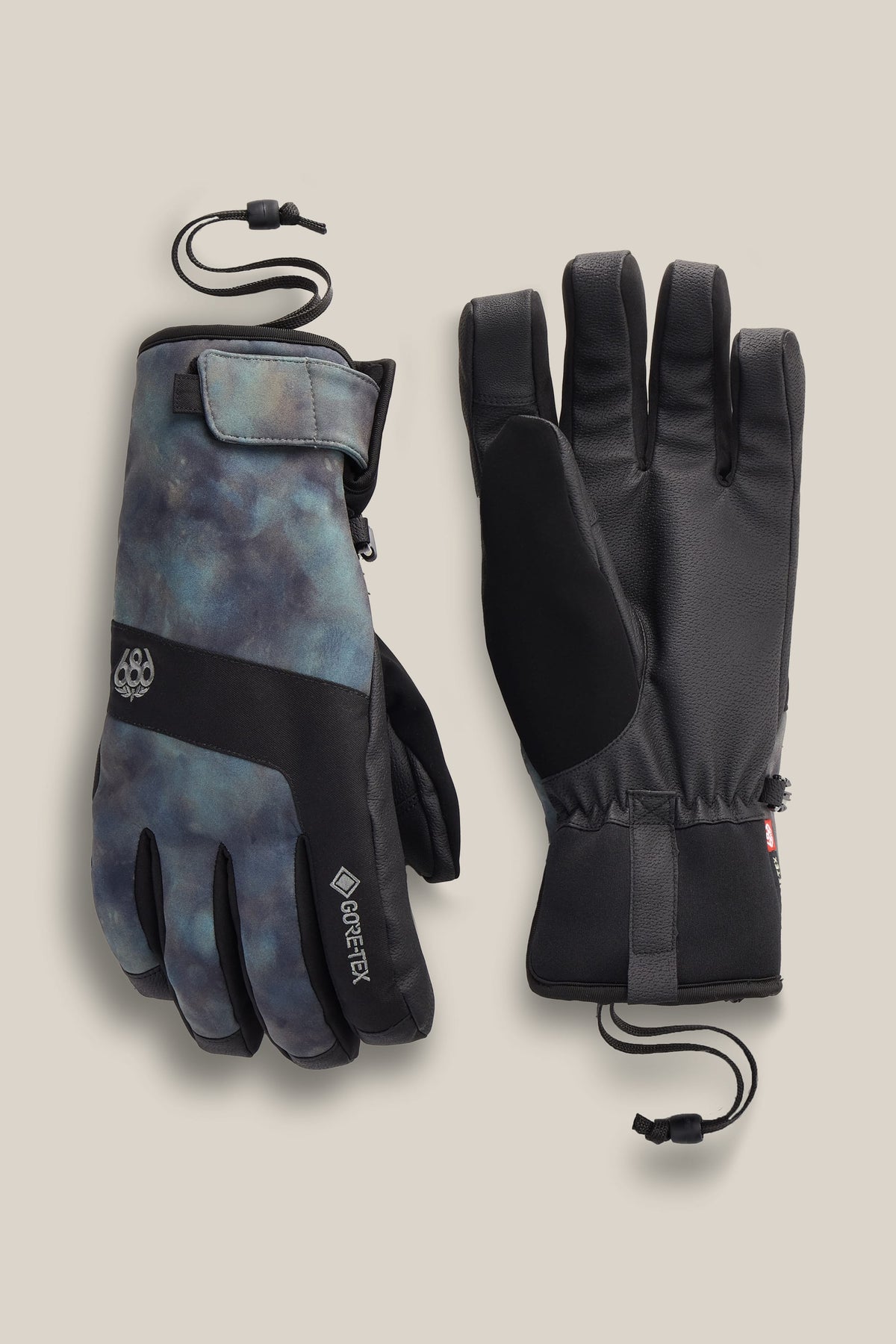 gore-tex handschuhe winter 686 Men's Linear Under Cuff Glove CHARCOAL PATINA / S steel frame Pull your hand inside Farbe:Canary Fox Fahrradschuhe - 46