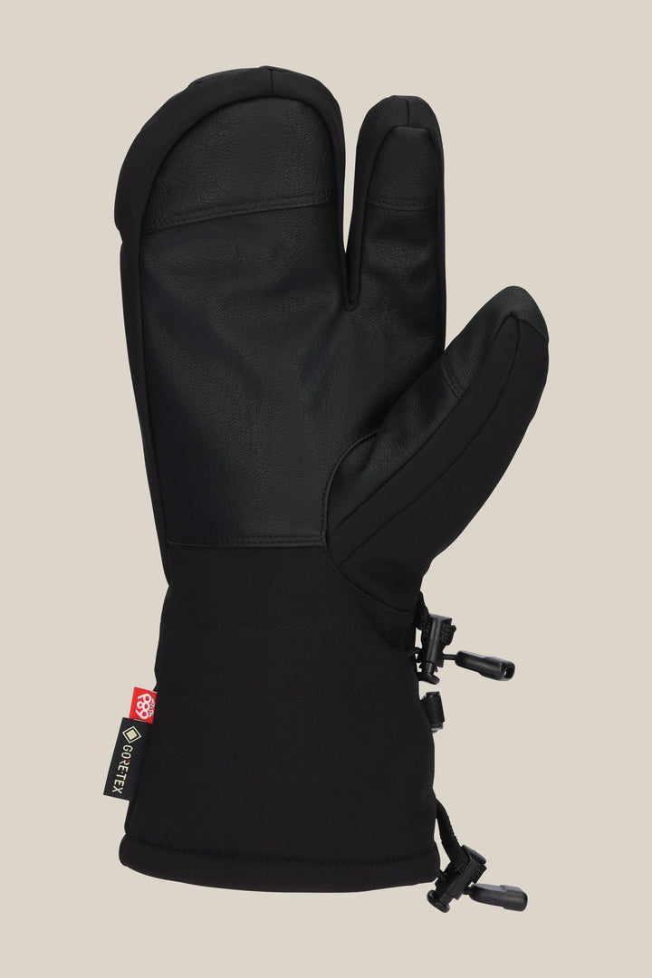 686 Men's GORE-TEX Linear Trigger Mitt — BLACK (vista 2)