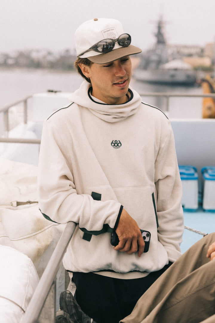 686 Men's Clava Fleece Hoody — LIMESTONE