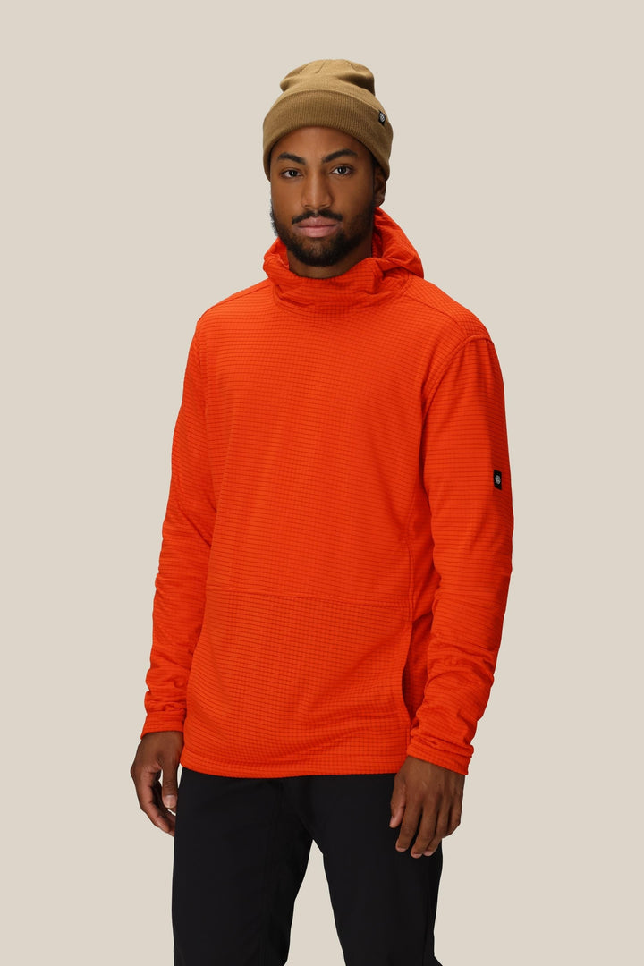 686 Men's Mission Grid™ Fleece Hoody — FLARE