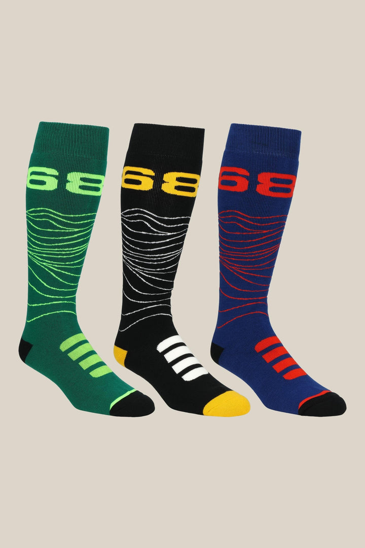 686 Men's Topo Socks - 3 Pack — ASSORTED