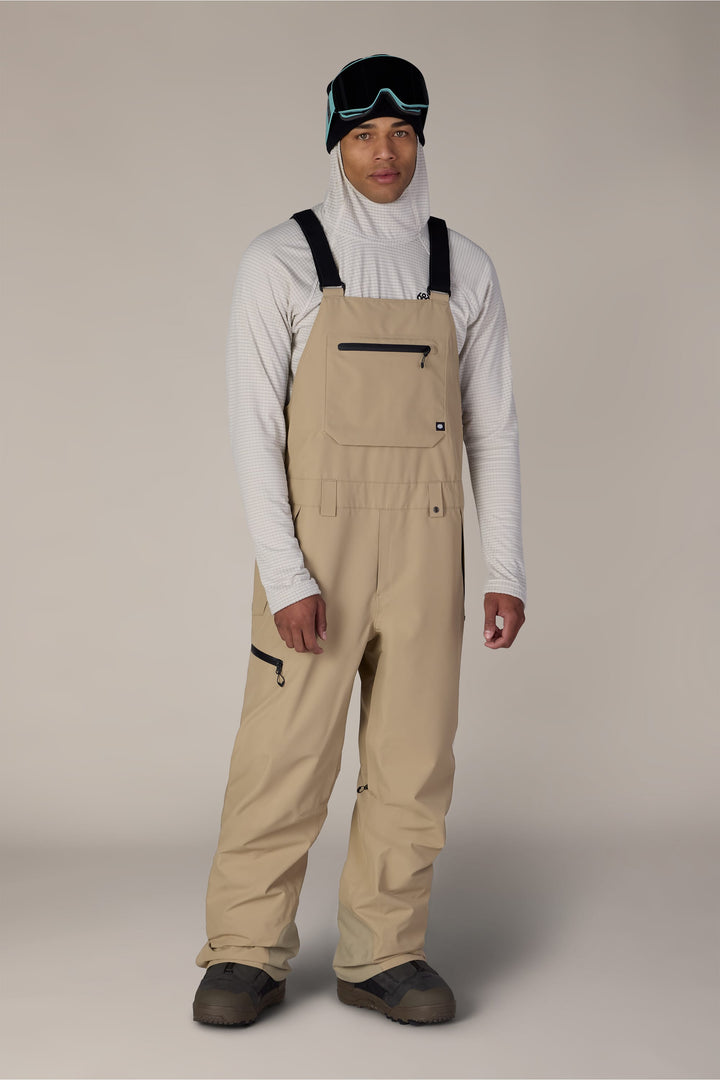 686 Men's Lockup™ Shell Bib — KHAKI