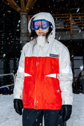 686 Women's Search Jacket - LIMESTONE COLORBLOCK