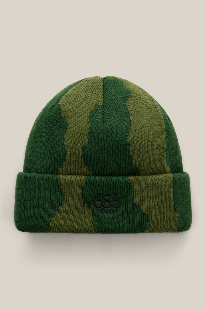 686 Torn Beanie — MOSS GREEN