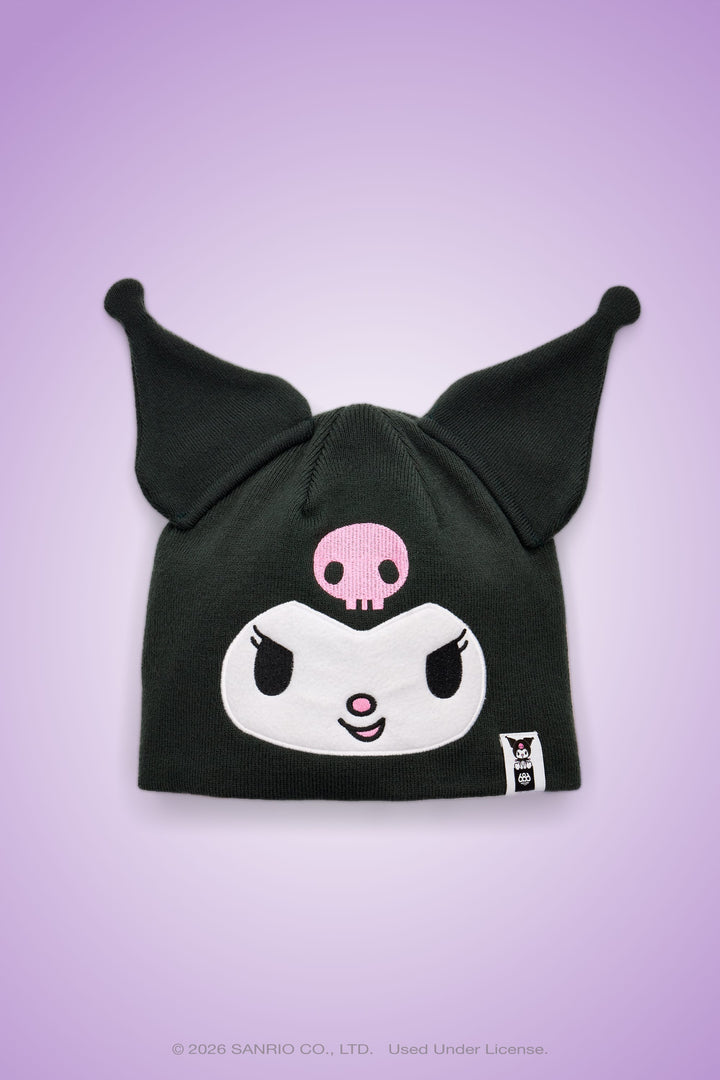 686 Women's Kuromi™ Beanie — KUROMI™ BLACK (vista 2)