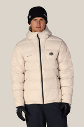686 Men's WINDSTOPPER® Pyro™ Down Puffer Jacket by GORE-TEX® LABS - LIMESTONE