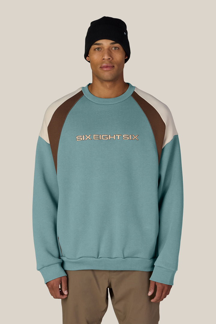 686 Reserved® Premium Heavyweight Crewneck — PALE FIRN