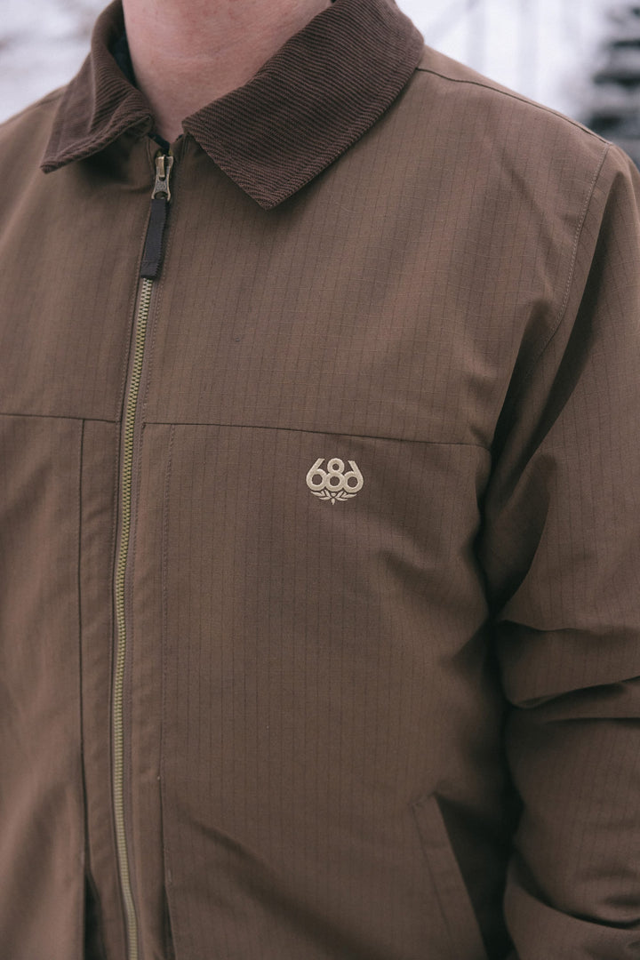 686 Men's 686 Camber Insulated Jacket — DARK EARTH RIPSTOP (vista 2)