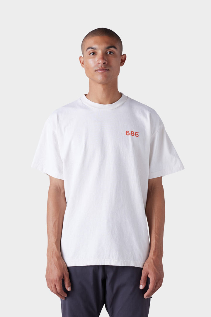 686 Men's Man in the Sun Short Sleeve Tee — NATURAL (vista 2)