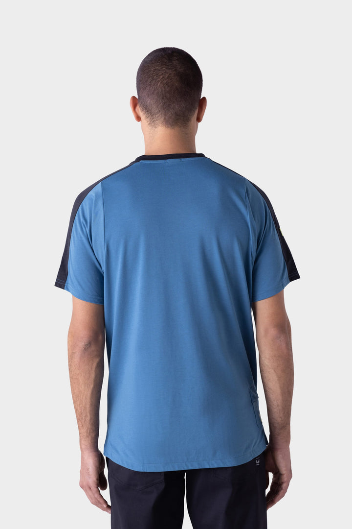 686 Men's Rival Short Sleeve Bike Jersey — BLUE ASH (vista 2)