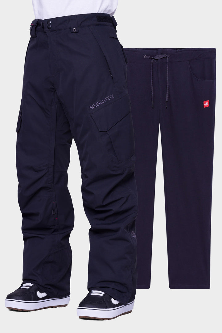  Reebok Men's Snow Pants - Heavyweight Waterproof Snowboard  Pants with Cargo Pockets, Snow Gaiters - Ski Pants for Men, M-XXL, Size  Medium, Black : Clothing, Shoes & Jewelry