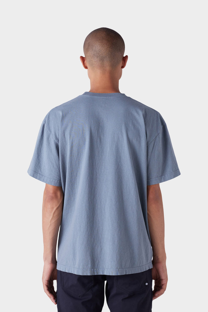 686 Men's Three Suns Short Sleeve Tee — BLUE (vista 2)